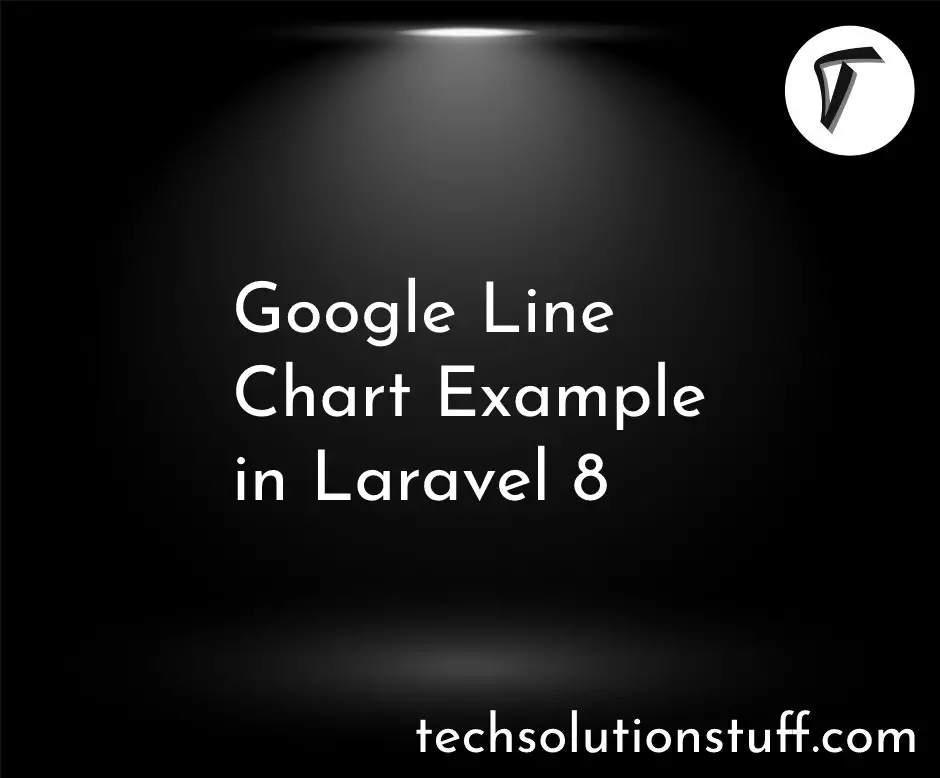 Google Line Chart Example in Laravel 8