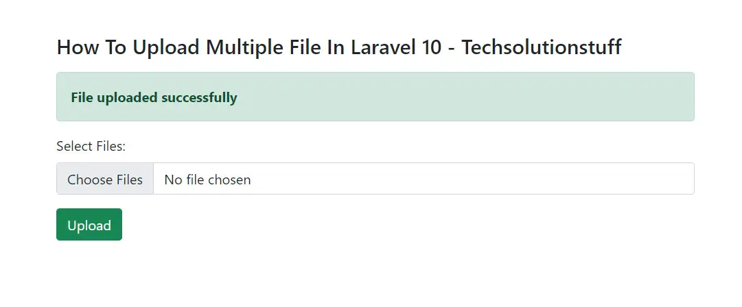 how_to_upload_multiple_file_in_laravel_10_output