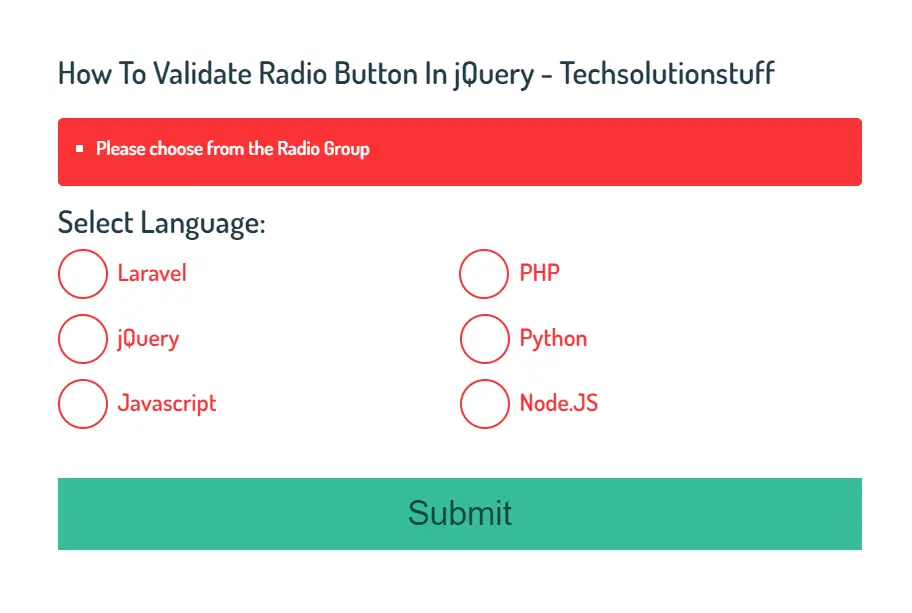 how_to_validate_radio_button_in_jquery_output