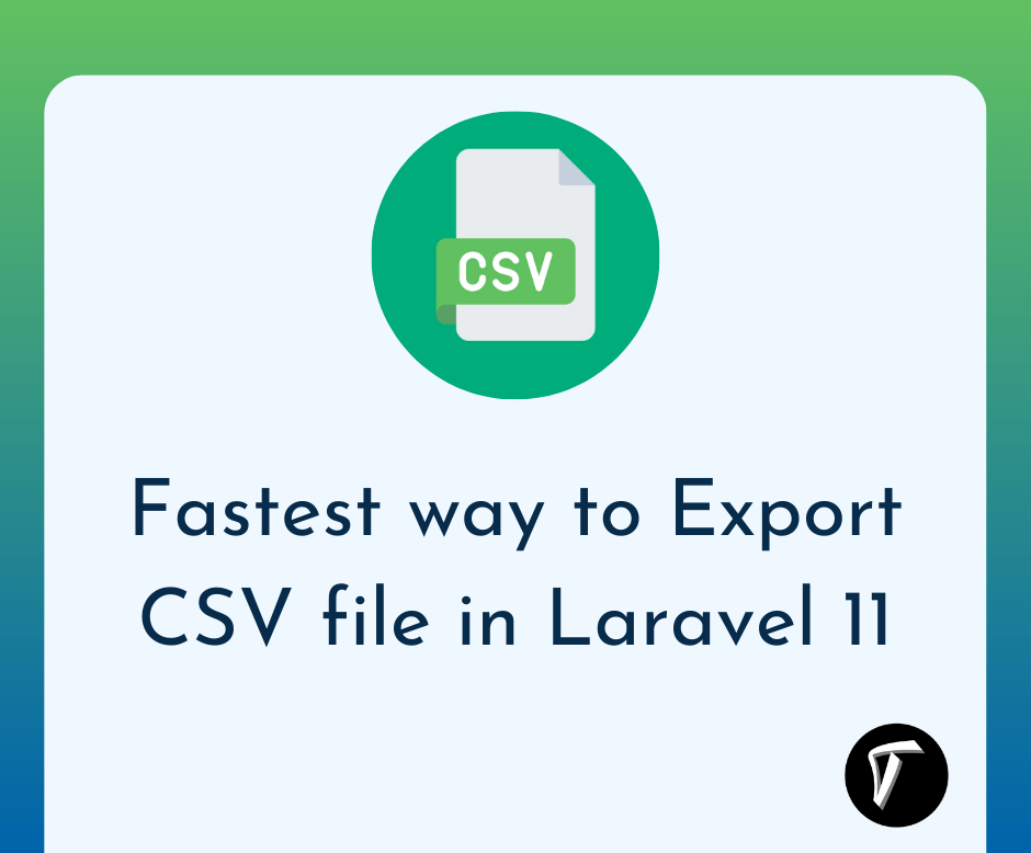 laravel 11 export csv file