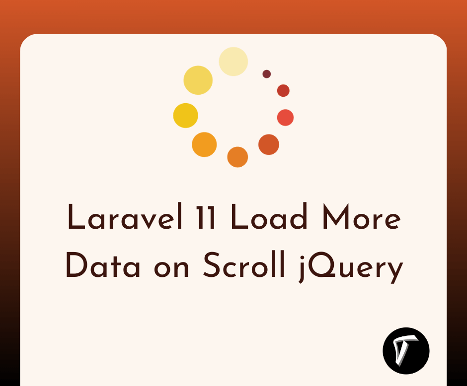 jquery load more data on scroll in laravel 11